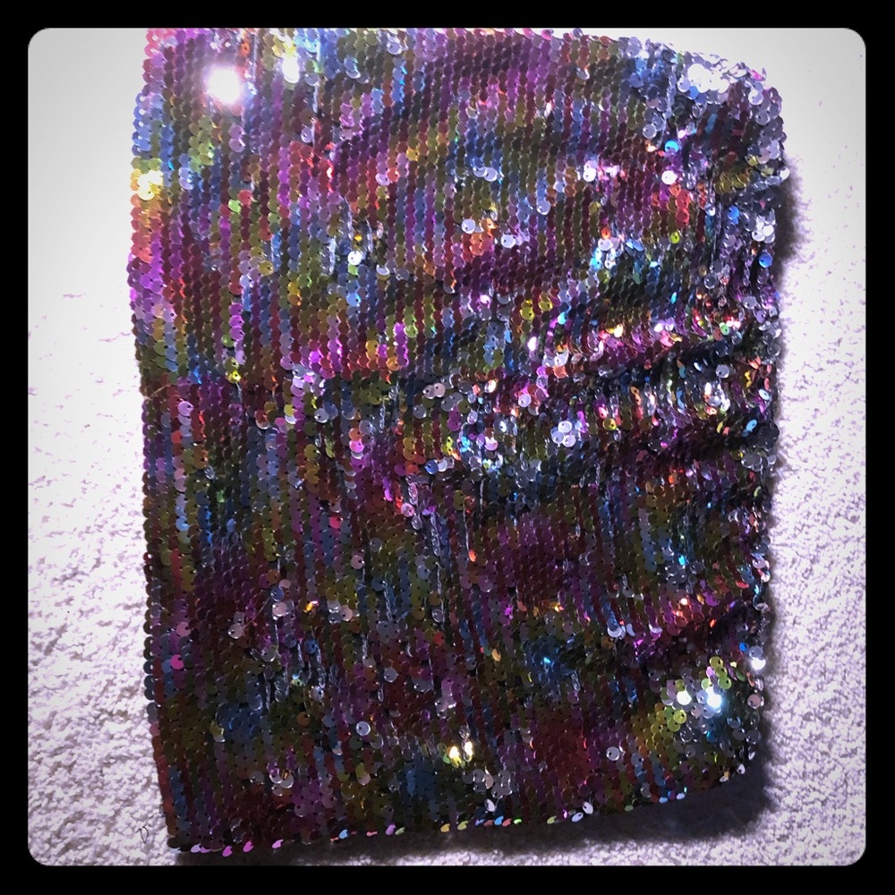 Sequined Tube Top